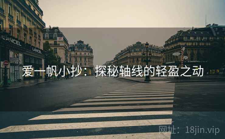 爱一帆小抄：探秘轴线的轻盈之动