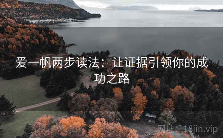 爱一帆两步读法:让证据引领你的成功之路